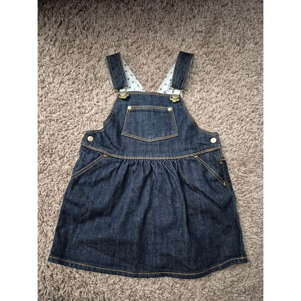 Petit bateau denim dress size 12 months